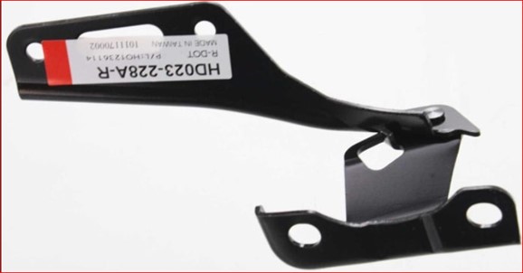 Hood Hinges fit for Vehicle Honda ACCORD 2003-2007, PASSENGER SIDE, HO1236114